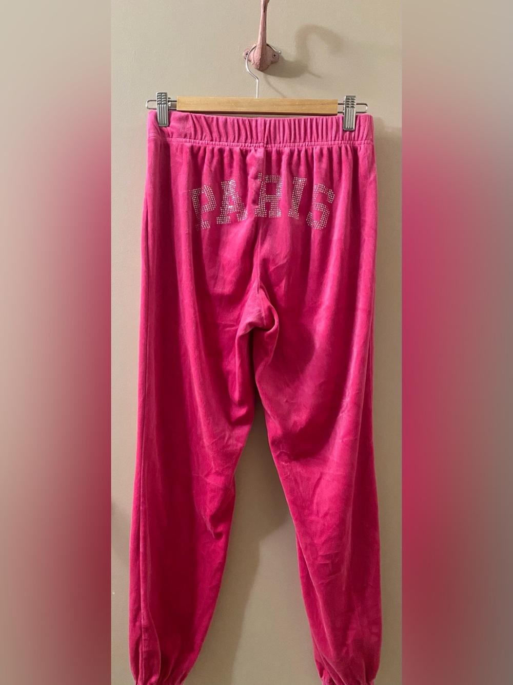Y2K Paris Hilton Hot Pink Velour Pants